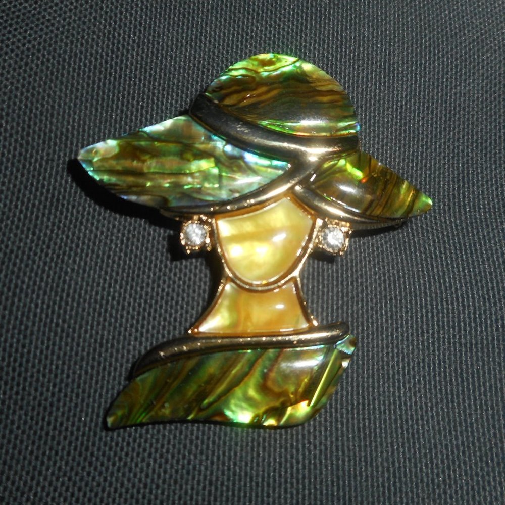 Chic Lady Pin/Brooch, 1920s Style
